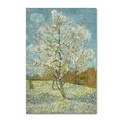 Trademark Fine Art Van Gogh 'The Pink Peach Tree' Canvas Art, 30x47 AA01196-C3047GG